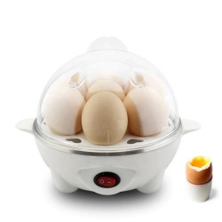 Homezie Eierkoker - Geschikt voor 7 eieren - Inclusief maatbeker - Eierkoker elektrisch - Steamer - BPA vrij